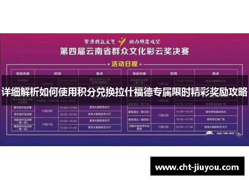 详细解析如何使用积分兑换拉什福德专属限时精彩奖励攻略